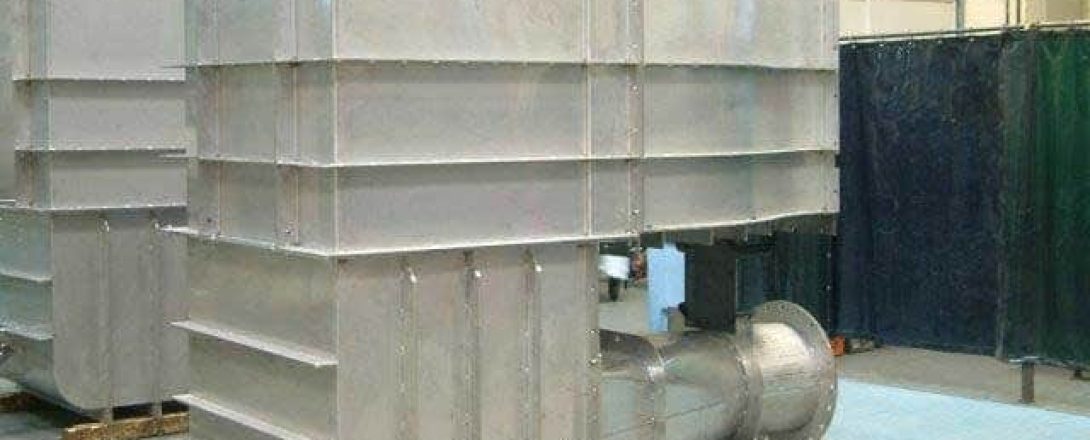 Robotic welding and assembly flow tank