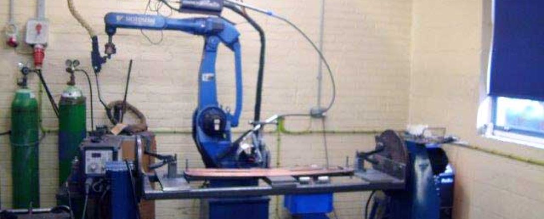 Robotic welding and assembly machine