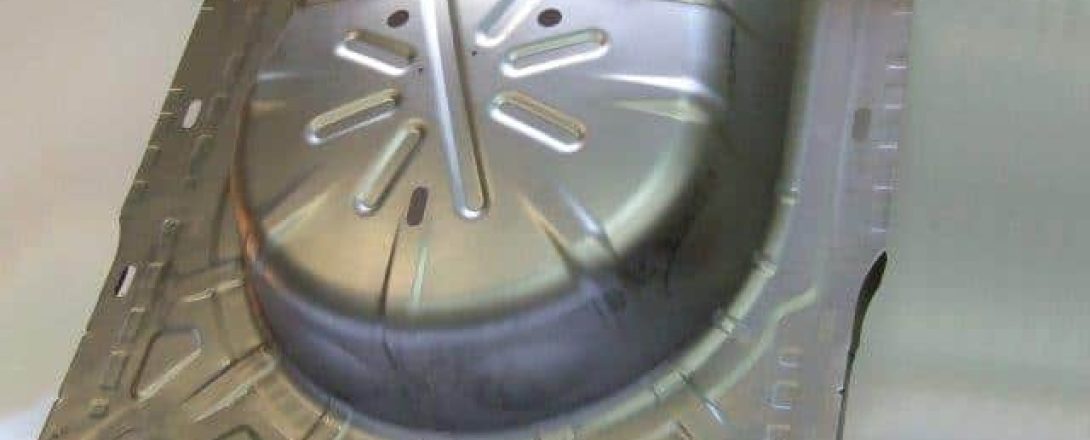 spare wheel holder automotive pressed sheet metal